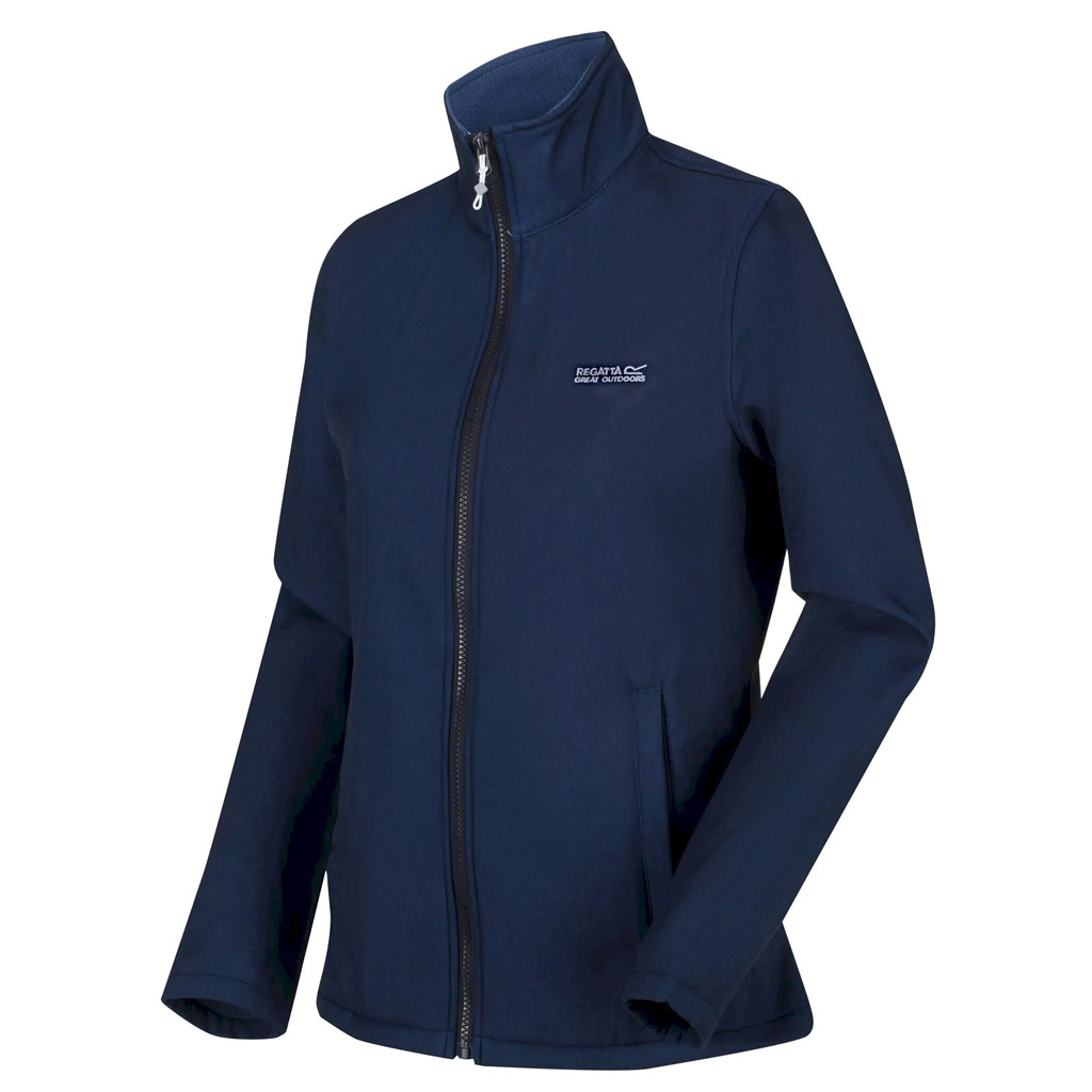 Connie V Navy Marl Softshell Jas Dames Top Merken Winkel